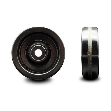 Service Caster SCC - 4" Phenolic Wheel Only - 3/8" Bore - 600 lbs Capacity SCC-PHS414-38